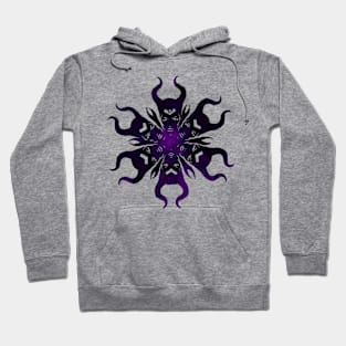 Snowflake Inspired Silhouette Hoodie